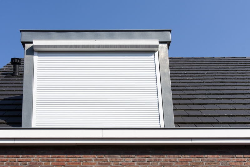 Dormer window with rolling safety shutter in the Netherlands