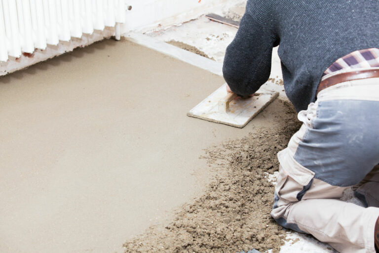 Poser une chape en béton comment faire Bati mag